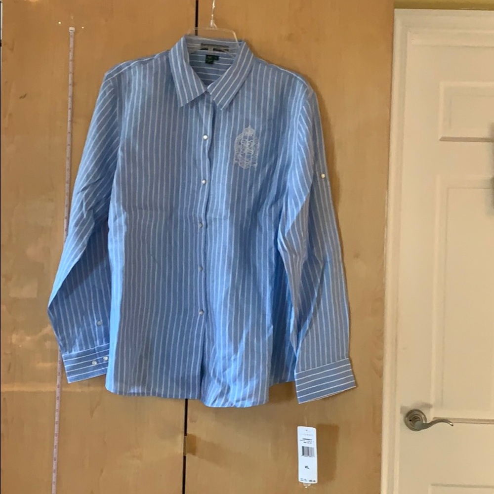 Light weight womens linen top
